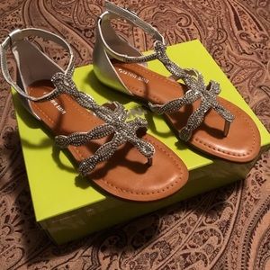 Gianni Bini Silver Sandals